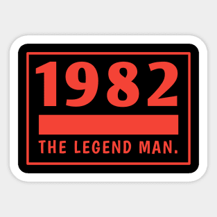 1982 birthday Sticker